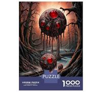 Jigsaw Puzzle 1000 Pieces Alien Invasion on Earth Jigsaws for Adults Brain Teaser Game Improve Memory Deal As Gifts for The Whole Family 52x38cm/1000pcs