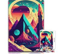 Jigsaw Puzzle 1000 Pieces Alien Planet Toy Intellectual Game Learning Educational Secret Santa Gifts Size 50x75cm