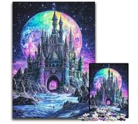 Jigsaw Puzzle 1000 Pieces Ancient Castle Cardboard Jigsaw Puzzles Challenging Brain Teaser for Teenagers, Family Game Night Fun 26X38CM