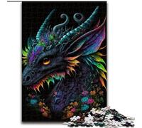 Jigsaw Puzzle 1000 Pieces Animals Dragons Puzzles for 1000 Piece Family Interactive Game, Brain Teaser Gift, Educational Toy size 38x26cm