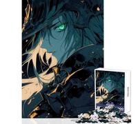 Jigsaw Puzzle 1000 Pieces Anime Female Warrior Adult Jigsaw Puzzles Difficult Challenge Wishlist with Santa Claus Gifts for Friends And Family (38x26cm)