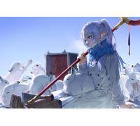 Jigsaw Puzzle 1000 Pieces Anime Freezing: Beyond Journey'S End Poster Colourful Skill Game for the Whole Family Adults Vw152Qp 50x70CM