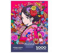 Jigsaw Puzzle 1000 Pieces Anime Girl Kawaii Manga Jigsaws for Adults Brain Teaser Game Improve Memory Deal As Gifts for The Whole Family 70x50cm/1000pcs