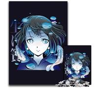 Jigsaw Puzzle 1000 Pieces Anime Girl with Koi Fishes Impossible Jigsaw Puzzles for Adults for Holidays Birthdays And Family Game Nights 1000 PCS(38x26cm)