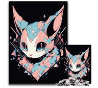 Jigsaw Puzzle 1000 Pieces Anime Kitty Charm Impossible Jigsaw Puzzles for Adults for Holidays Birthdays And Family Game Nights 1000 PCS(38x26cm)