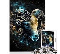 Jigsaw Puzzle 1000 Pieces Aries Anti-Stress Toys Great Gift for Games Impossible Game Train Your Brain And Hands size 38x52cm