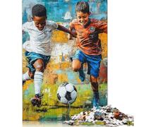 Jigsaw Puzzle 1000 Pieces Art Plays Football Square Puzzles for Adults And Wooden Puzzles Home Decoration Puzzle Toys 1000pcs (75x50cm)