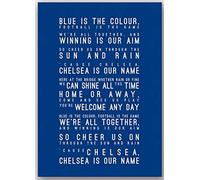 Jigsaw Puzzle 1000 Pieces Assembling Picture S Chelsea Fc Inspired Song Lyrics Modern Artwork Bed Art For Adults Kids Games Educational Toys Px156Yk 38x26CM