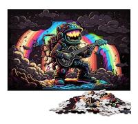 Jigsaw Puzzle 1000 Pieces Astronaut Exploration Difficult Puzzles for Adults Educational Activity for Cognitive Skills Cognitive Skill Improvement 26X38CM/10.23x14.96inch