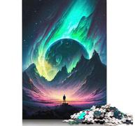 Jigsaw Puzzle 1000 Pieces Aurora Explorer Landscape Square Puzzles for Adults And Wooden Puzzles Home Decoration Puzzle Toys 1000pcs (75x50cm)