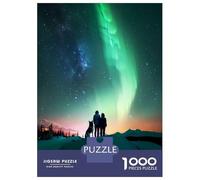 Jigsaw Puzzle 1000 Pieces Aurora Galaxy Explorers Jigsaws for Adults Brain Teaser Game Improve Memory Deal As Gifts for The Whole Family 70x50cm/1000pcs