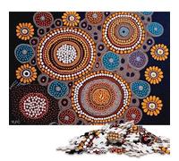 Jigsaw Puzzle 1000 Pieces Australian Dot Painting Square Puzzles for Adults And Paper Puzzles Home Decoration Puzzle Toys 38x26cm/1000pcs