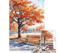 Jigsaw Puzzle 1000 Pieces Autumn Serenity Educational Games Birthday Present Educational Toy Interesting Stress Reduction (50X75cm)