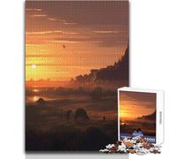 Jigsaw Puzzle 1000 Pieces Bagan Sunset Toys Educational Games Analysis And Logic Secret Santa Gifts Size 38x26cm