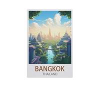 Jigsaw Puzzle 1000 Pieces，Bangkok Thailand，Paper Adult Toys Decompression Game（38x26cm）-K66