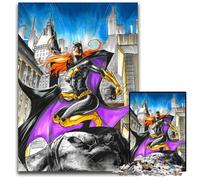 Jigsaw Puzzle 1000 Pieces Batgirl in Gotham Difficult Puzzles for Adults Perfect DIY Art Decor Or Birthday Gift 1000 PCS(38x26cm)