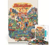 Jigsaw Puzzle 1000 Pieces Belarus Summer Tales Exact Cut Play Logic Game Play Relax Time Game Xmas Art Gift (38x52cm)