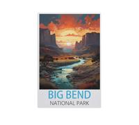 Jigsaw Puzzle 1000 Pieces,Big Bend National Park,Paper Adult Toys Decompression Game(38x26cm)-FP62