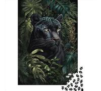 Jigsaw Puzzle 1000 Pieces Black Panther Poster 1 Square Puzzles for Adults And Wooden Puzzles Home Decoration Puzzle Toys 1000pcs (75x50cm)