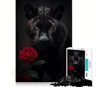 Jigsaw Puzzle 1000 Pieces Black Panther Scars Neat Fit Decor, Brain Teaser Gift, Peace Game Play, Christmas Art Piece (38x26cm)