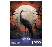 Jigsaw Puzzle 1000 Pieces Black Stork Fantasy Puzzles for Adults Toy Wall Decor Hand Speed Race Deal As Gifts for The Whole Family 70x50cm/1000pcs