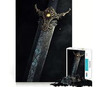 Jigsaw Puzzle 1000 Pieces Blade of The Arcane King Neat Fit Decor, Brain Teaser Gift, Peace Game Play, Christmas Art Piece (50x75cm)