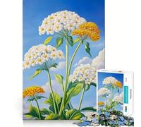 Jigsaw Puzzle 1000 Pieces Bloom in Angelica Neat Fit Decor, Brain Teaser Gift, Peace Game Play, Christmas Art Piece (38x26cm)