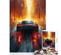 Jigsaw Puzzle 1000 Pieces Blue Aston Martin Powerful Anti-Stress Toys Great Gift for Games Impossible Game Train Your Brain And Hands size 50x75cm