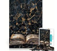 Jigsaw Puzzle 1000 Pieces Book Neat Fit Decor, Brain Teaser Gift, Peace Game Play, Christmas Art Piece (38x52cm)