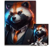 Jigsaw Puzzle 1000 Pieces Boss Raccoon Challenging Puzzles Perfect for Teenagers & Collectors, Ideal Home Decor & Travel Gift 50x75CM/19.68x29.52inch