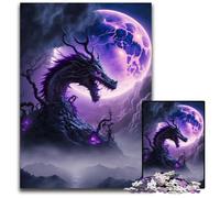 Jigsaw Puzzle 1000 Pieces Brave Dragon Jigsaw Puzzles for Adults Brain Teaser Game for Teenagers, Perfect 50x75CM/19.68x29.52inch