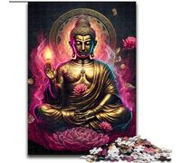 Jigsaw Puzzle 1000 Pieces Buddha 1000 Piece Jigsaw Puzzle for Birthdays, Holidays, Space Party Decorations size 50x75cm
