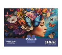 Jigsaw Puzzle 1000 Pieces Butterfly Dreams Wall Art Adult Jigsaw Puzzle Brain Teaser Game Staycation Kill Time Deal As Gifts for The Whole Family 52x38cm/1000pcs