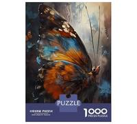 Jigsaw Puzzle 1000 Pieces Butterfly Lovely Adult Jigsaw Puzzle Brain Teaser Game Staycation Kill Time Deal As Gifts for The Whole Family 70x50cm/1000pcs