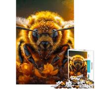 Jigsaw Puzzle 1000 Pieces Buzzing Harmony Jigsaws for Adults Brain Teaser Game Staycation Kill Time for Birthday, Chrismas (Size 50x75cm)