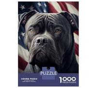 Jigsaw Puzzle 1000 Pieces Cane Corso America USA Puzzles for Adults Toy Wall Decor Hand Speed Race Deal As Gifts for The Whole Family 52x38cm/1000pcs