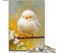 Jigsaw Puzzle 1000 Pieces Cartoon Flamingo Jigsaw Puzzle Made of Wood Relax & Challenge, Colorful Home Decor Art, for Friends size 50X75CM