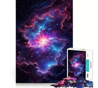 Jigsaw Puzzle 1000 Pieces Celestial Bloom Exact Cut Art Logic Puzzle Play Leisure Play Fun Christmas Wall Decor (50x75cm)
