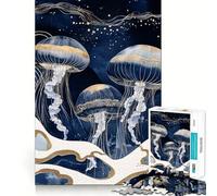 Jigsaw Puzzle 1000 Pieces Celestial Drifters Exact Cut Art Logic Puzzle Play Leisure Play Fun Christmas Wall Decor (50x75cm)