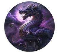 Jigsaw Puzzle 1000 Pieces Chinese Dragon Jigsaw Puzzles for Adults for Teenagers, Family Game Night, Brain-Challenging Gift Idea 67.5x67.5cm