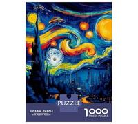 Jigsaw Puzzle 1000 Pieces City Blue Puzzles for Adults Toy Wall Decor Hand Speed Race Deal As Gifts for The Whole Family 70x50cm/1000pcs