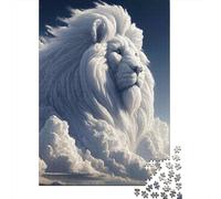 Jigsaw Puzzle 1000 Pieces Cloud Lion Fantasy Jigsaw 38x26cm/1000pcs Gift For Kids Challenging Creative Educational Games DIY Cardboard
