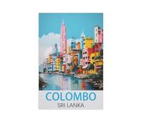 Jigsaw Puzzle 1000 Pieces，Colombo Sri Lanka，paper Children Toys Decompression Game（26x38cm）-FO39