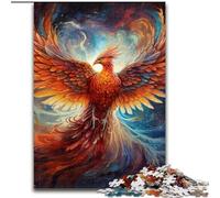 Jigsaw Puzzle 1000 Pieces Colorful Art Phoenix Jigsaw Puzzles Challenging DIY Brain Teaser, Perfect Family Game Or Decorative Gift size : 50x75cm