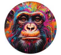 Jigsaw Puzzle 1000 Pieces Colorful Gorillas Puzzle 1000 Pieces Jigsaw Ideal for Lover,Perfect Christmas,New Year,Valentine's Gift (67.5x67.5cm)