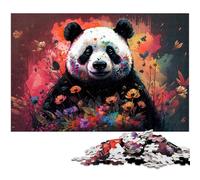 Jigsaw Puzzle 1000 Pieces Colorful Panda Difficult Puzzles for Adults Challenging Brain Teaser for Teenagers, Family Game Night Fun 50x75CM/19.68x29.52inch