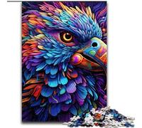 Jigsaw Puzzle 1000 Pieces Colorful Parrot Jigsaws 1000 Pieces for Adults Family Interactive Game, DIY Home Decor Brain Challenge Gift 50x75cm