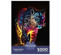 Jigsaw Puzzle 1000 Pieces Colorful Tigers Jigsaws for Adults Brain Teaser Game Improve Memory Deal As Gifts for The Whole Family 38x26cm/1000pcs