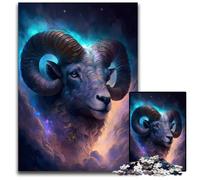 Jigsaw Puzzle 1000 Pieces Cosmic Aries Challenging Puzzles Brain Teaser, Adult Game, Family Interactive Activity 26X38CM/10.23x14.96inch