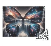 Jigsaw Puzzle 1000 Pieces Cosmic Butterfly Fantasy Jigsaw 52x38cm/1000pcs Gift For Kids Stress Reliever Family Game DIY Cardboard
